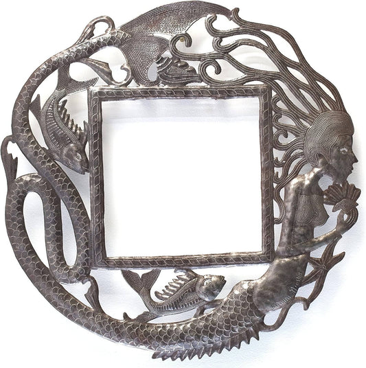 Mermaid Wall Frame Decor - 10" x 10" Opening