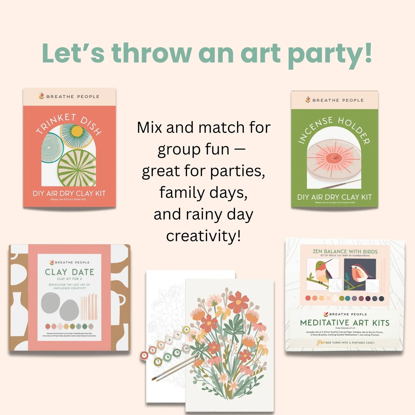 Petite Artisan Pinch Pot Clay Kit
