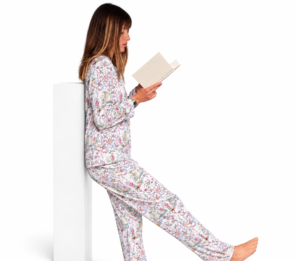 Toile Pima cotton pajamas