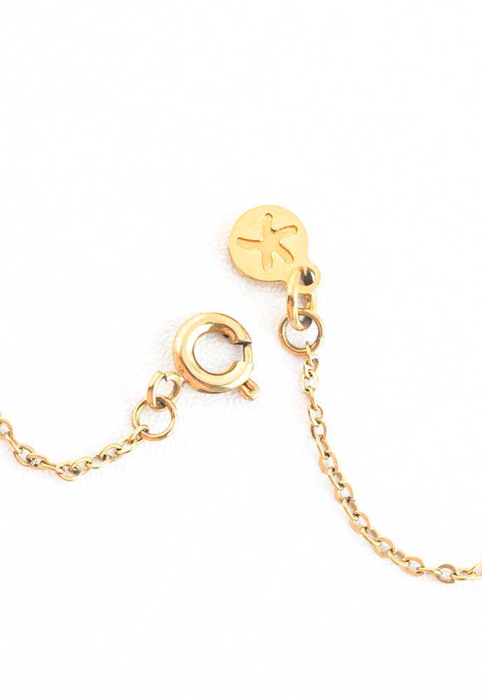Justice Gold Gold Bar Necklace