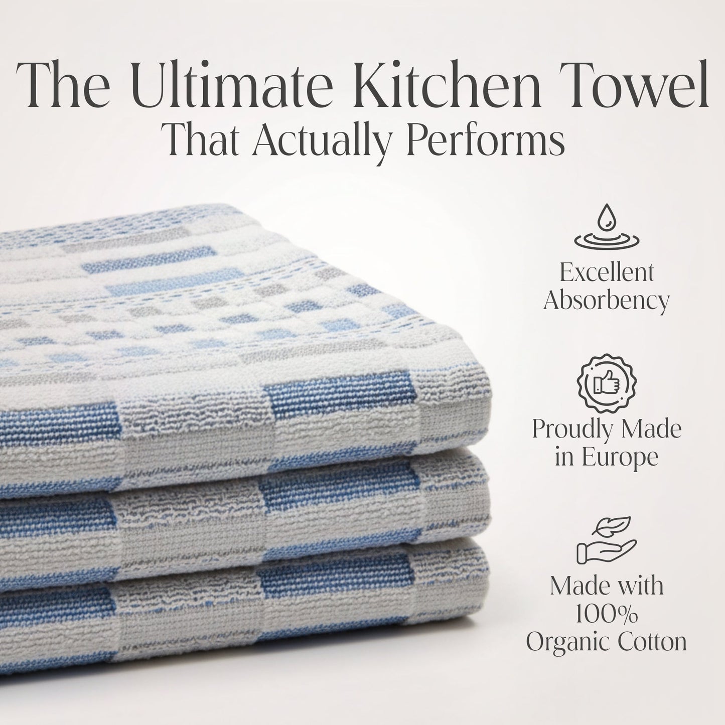 100% Organic Cotton Kitchen Towels