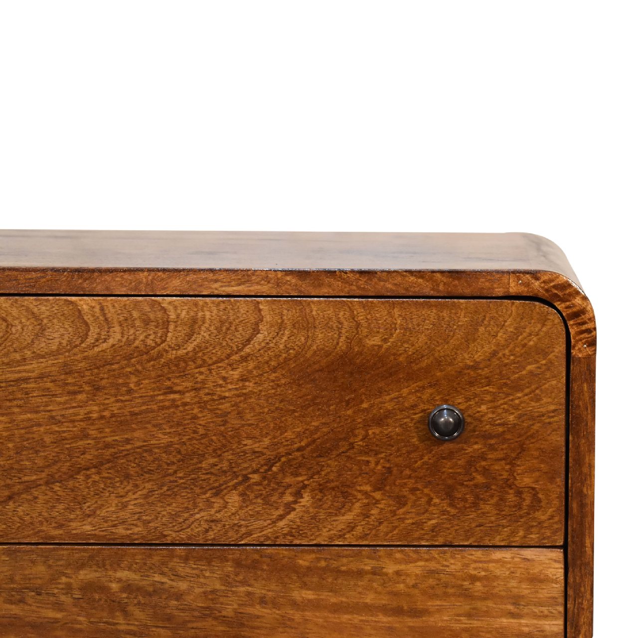 Solid Wood Mini Curved Chestnut Chest