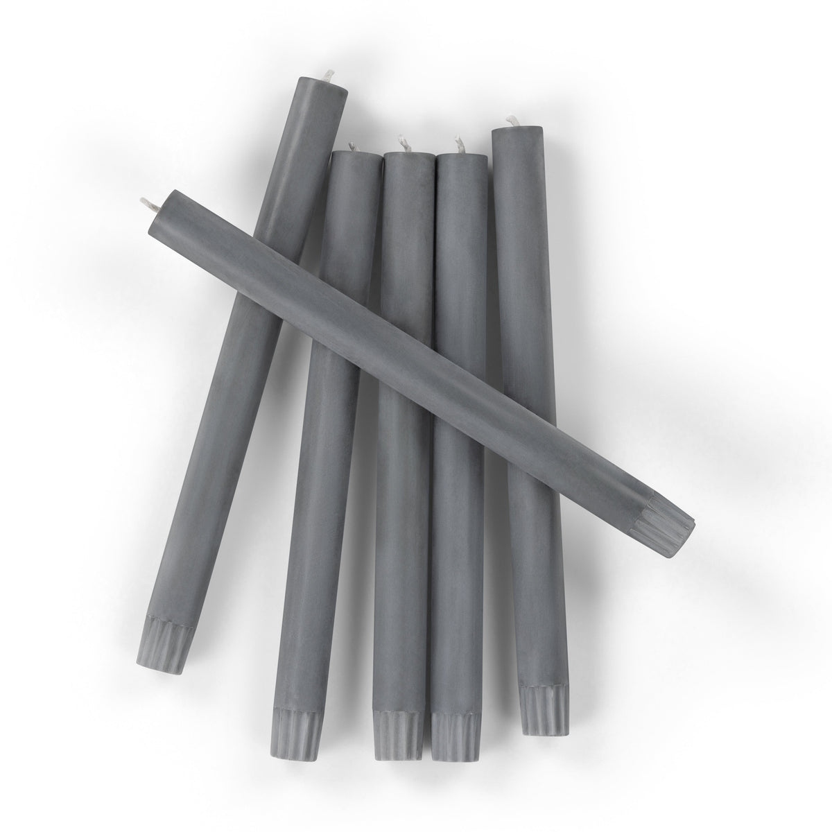 S/25 Gunmetal Grey Dinner Candles