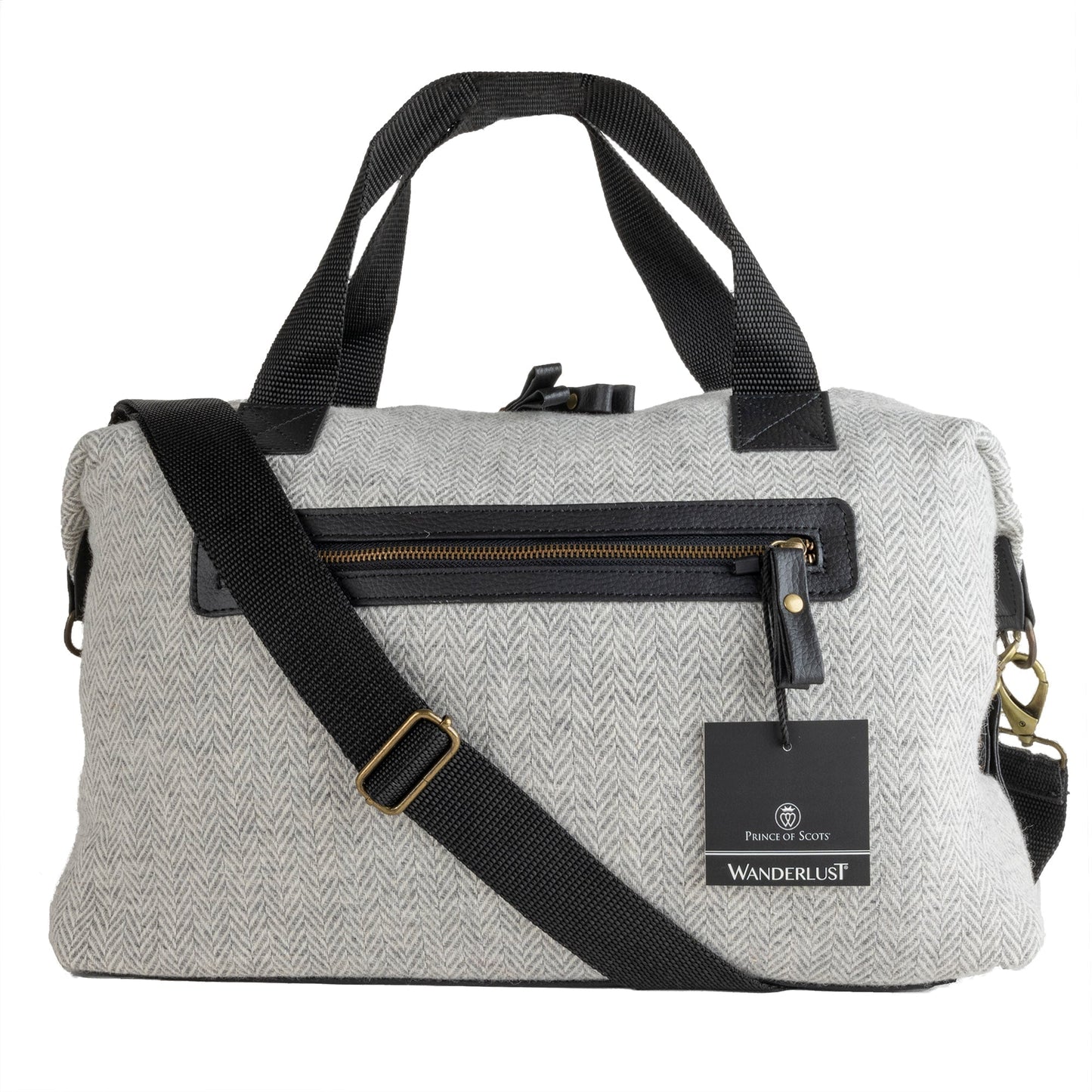 Wanderlust Highland Tweeds Weekender Bag - Silver