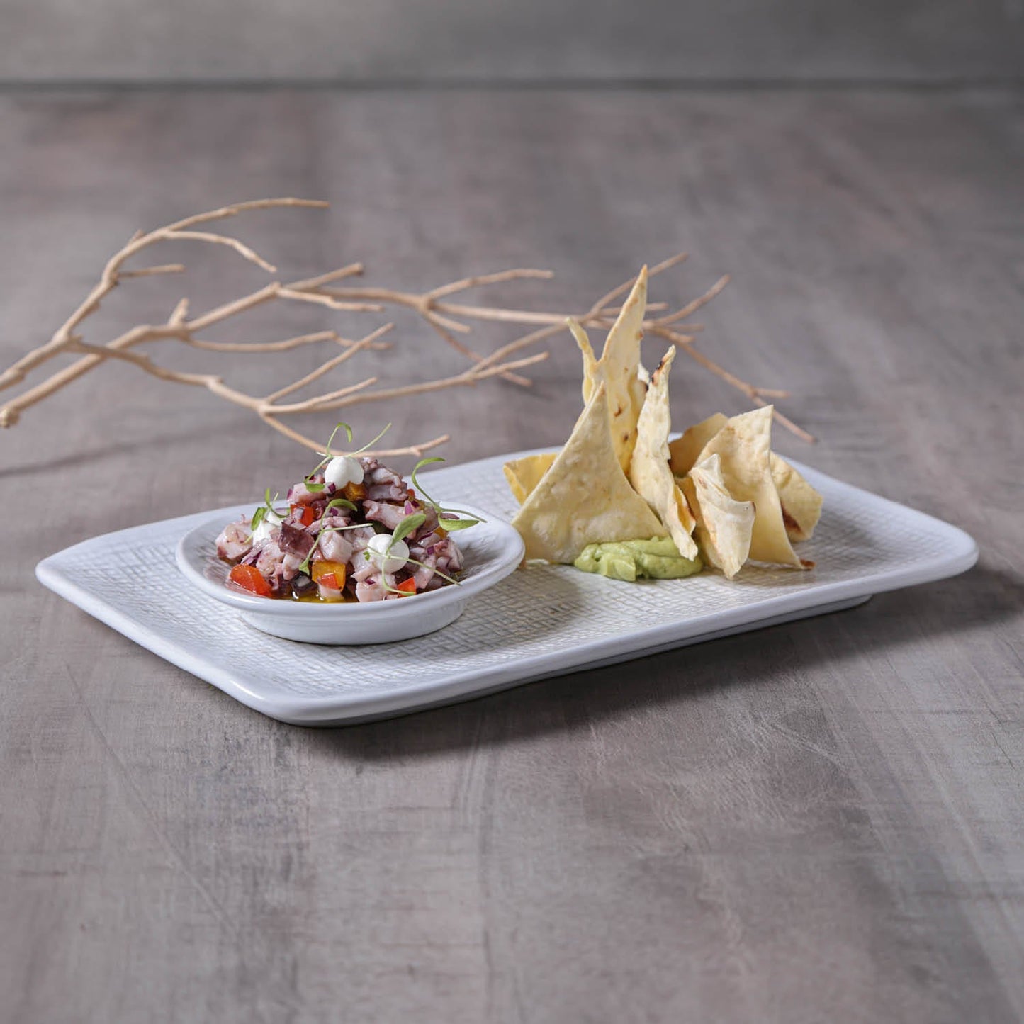 Rectangular Platter Juta Medium Set of 4