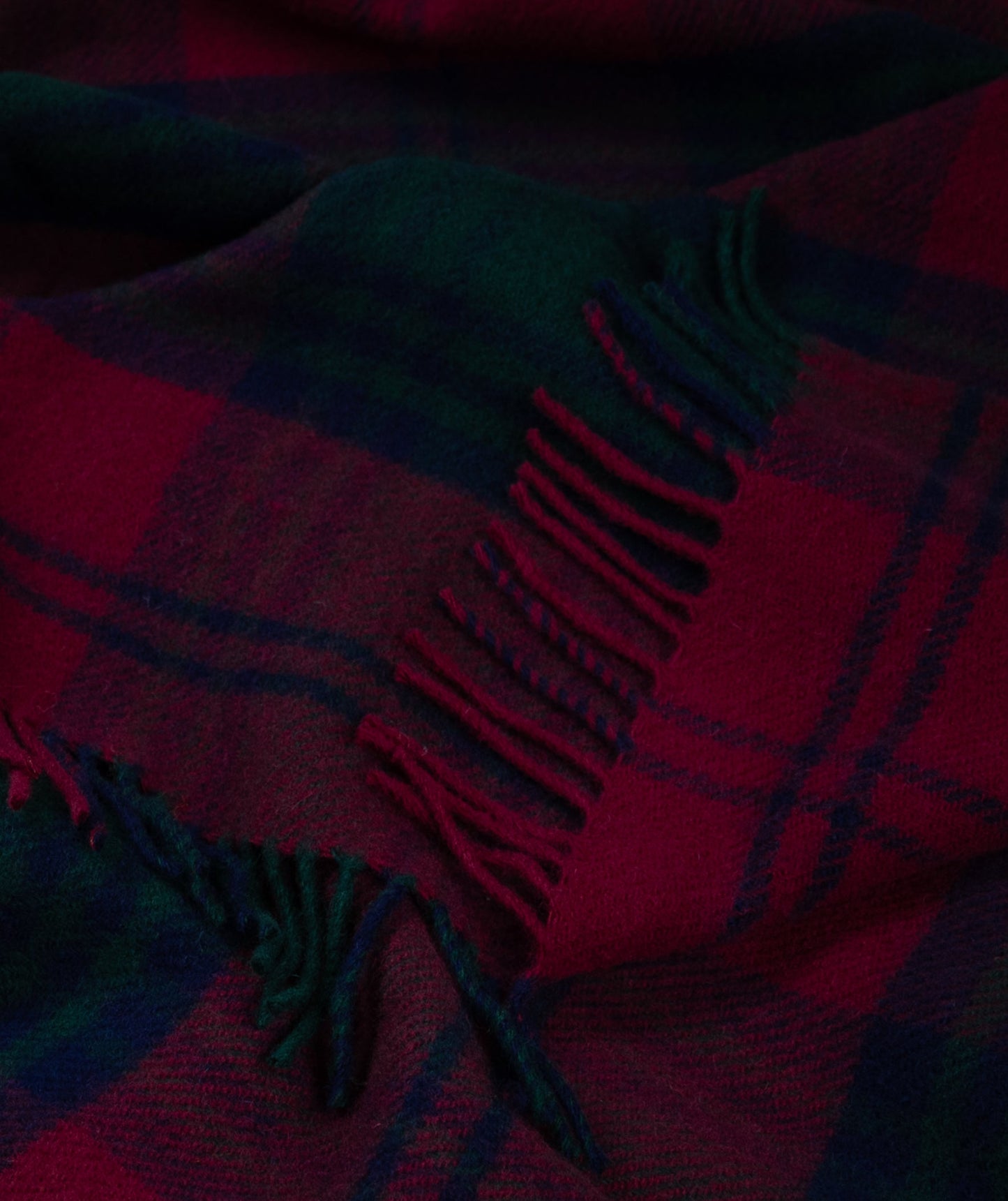 Highland Tweeds Pure New Wool  Fluffy Throw - Lindsay