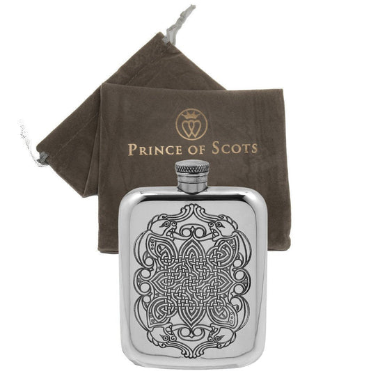 Celtic  Dragon Design Premium Flask