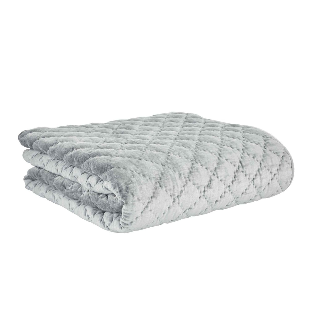 Clermont Diamond Velvet Quilt