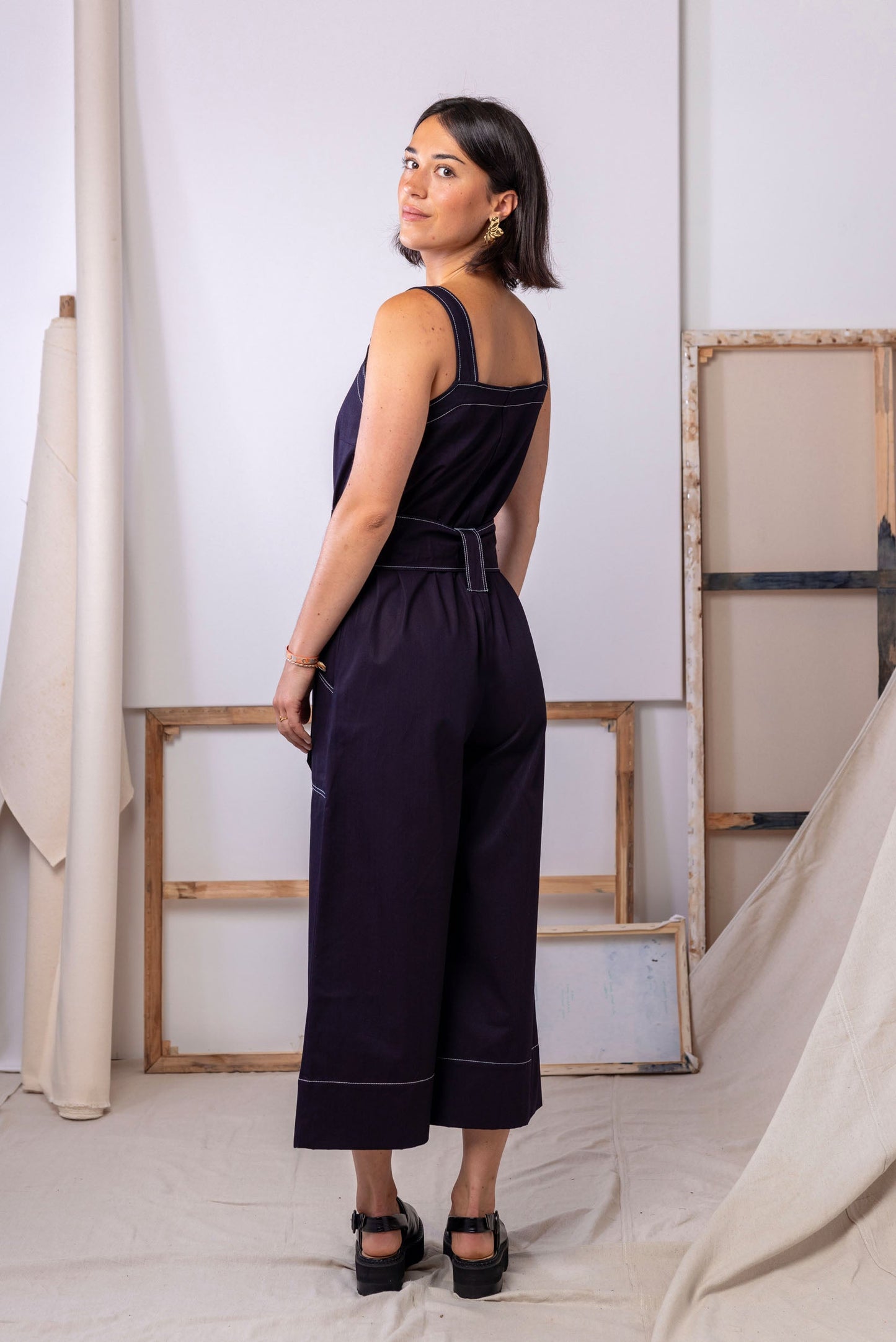 Goldie Jumpsuit | Indigo