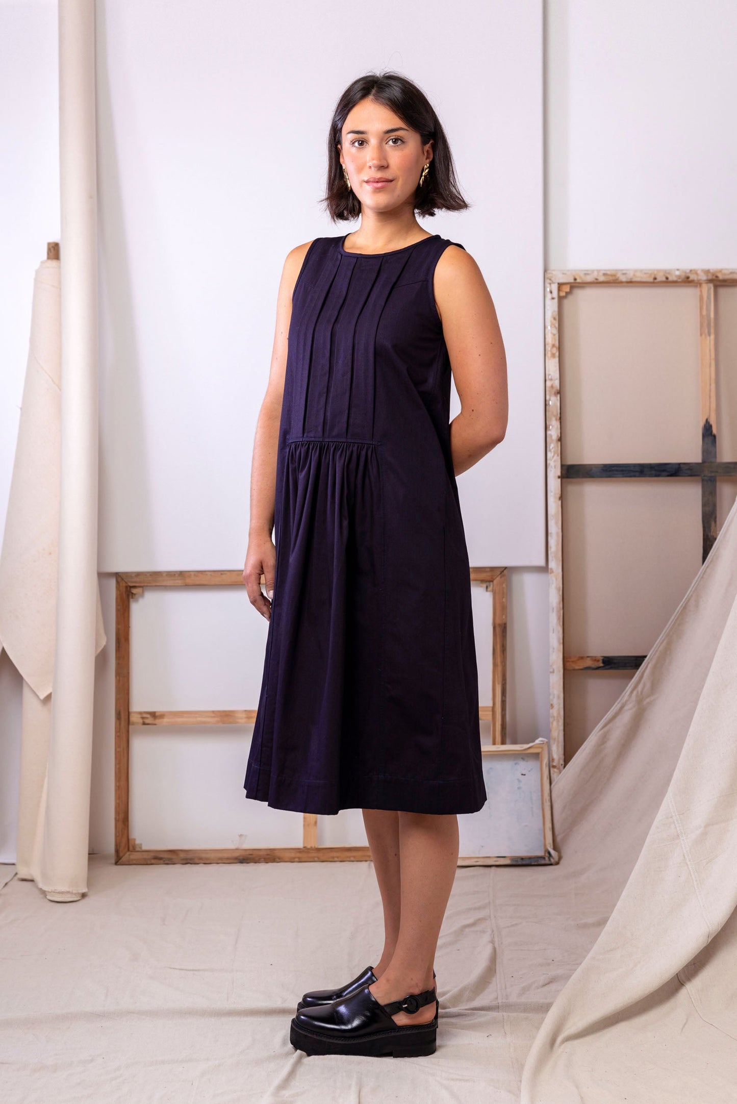 Liminal Midi Dress | Indigo