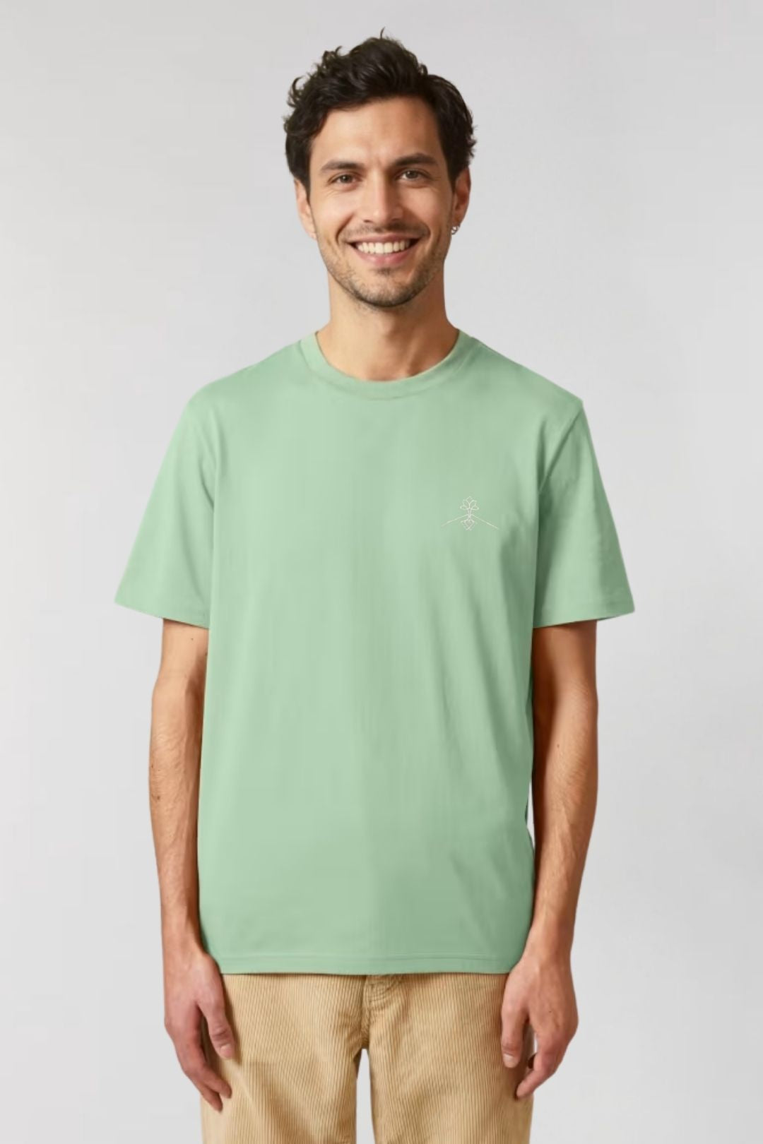 Camiseta algodón orgánico - Jade Profundo