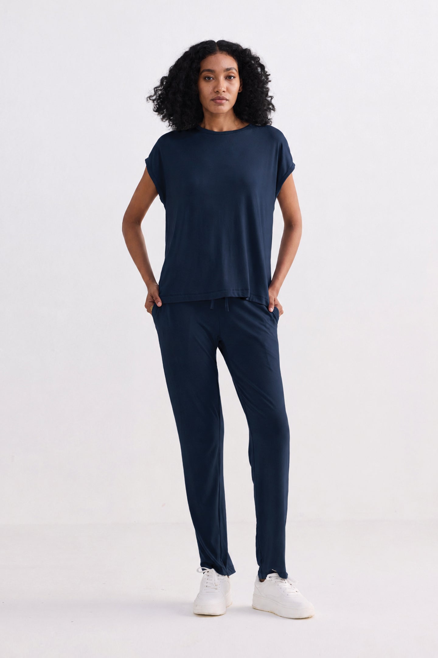Relaxed Tee in Navy