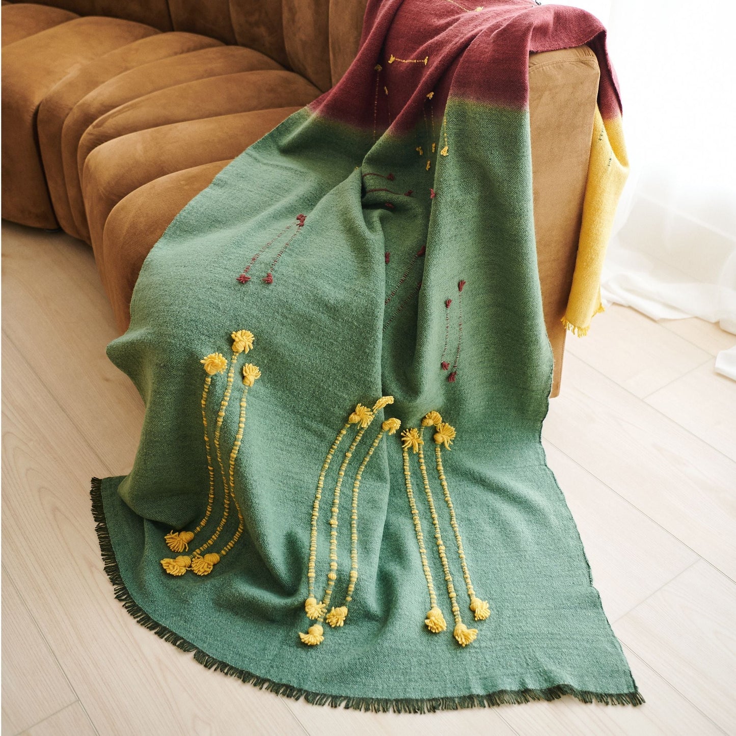 Textured Merino Throw