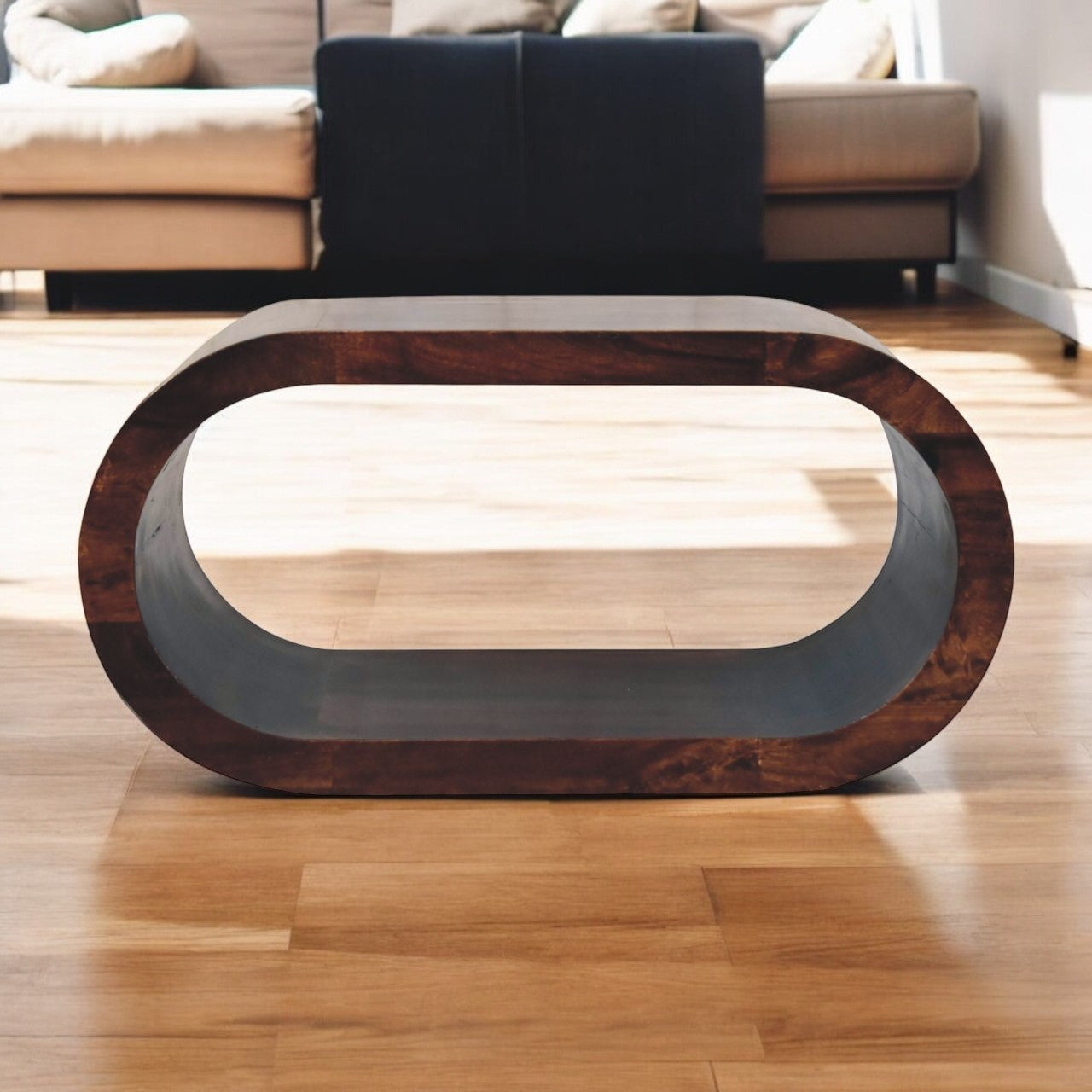 Solid Wood Amaya California Walnut Coffee Table