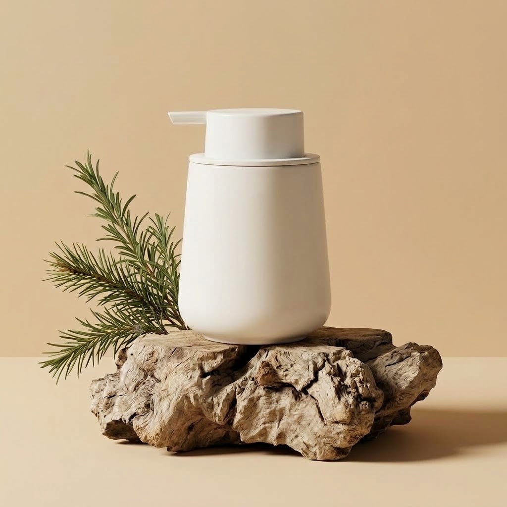 BosilunLife Rubber Paint Liquid Soap Dispenser Recycled RebornClay™ 12 oz