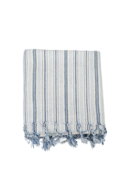 Blue Thin Stripe  Cape Towel