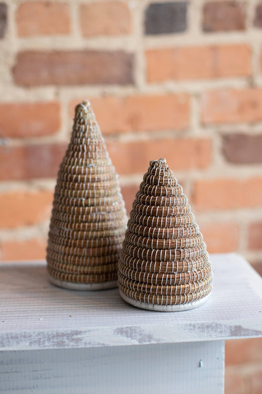 Woven Christmas Trees: Small