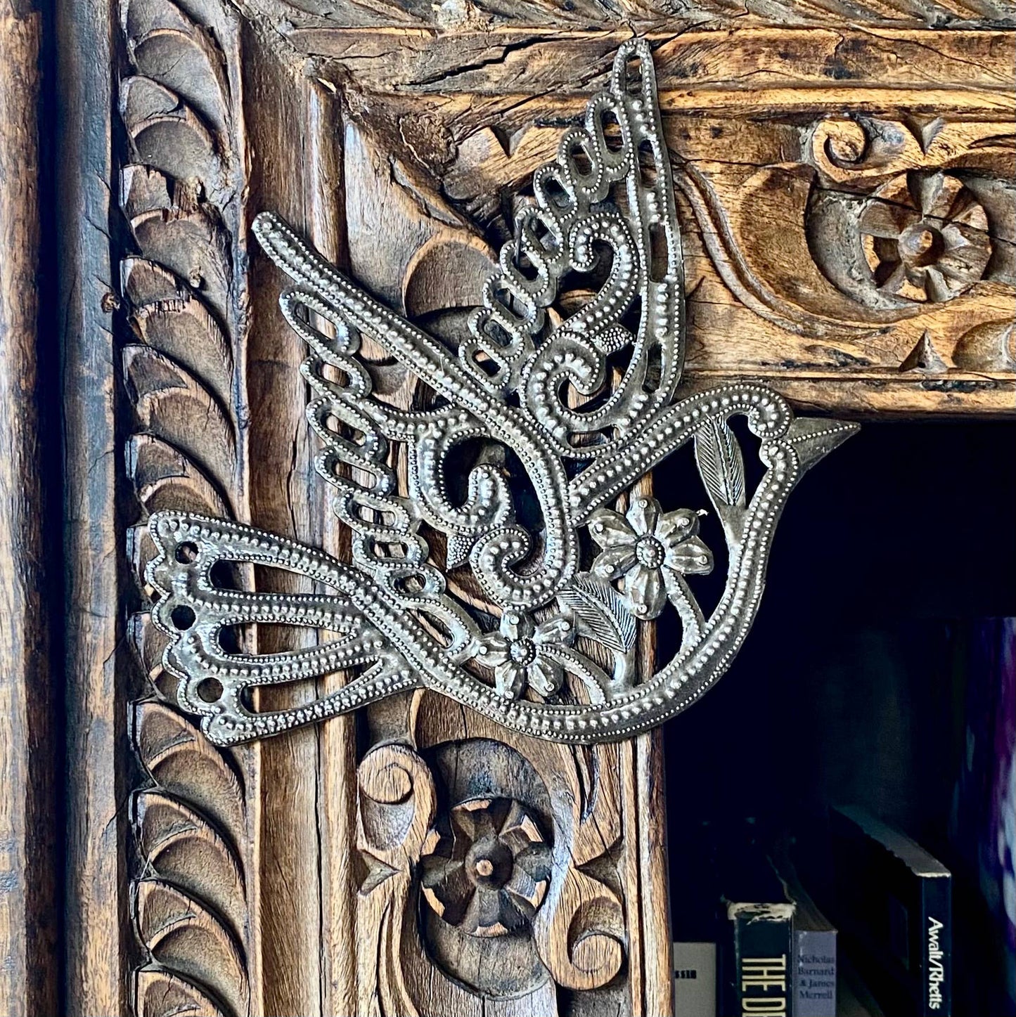 Hand Cut Dove of Peace, Fair Trade Haitian Metal Art 7"x6.5" Decorative Ornamental Bird (Copy)