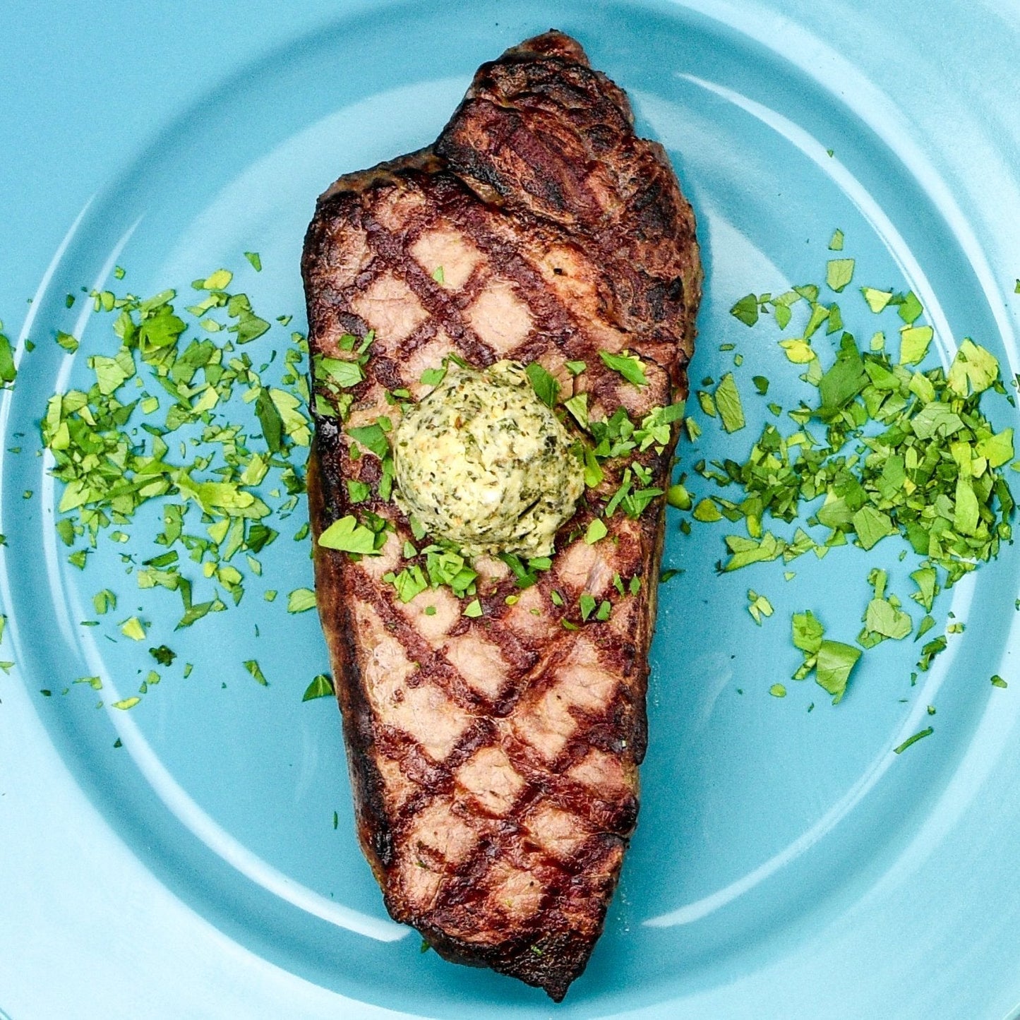The Patio Daddy-O USDA Prime New York Strip Steak Box (Set of 4)