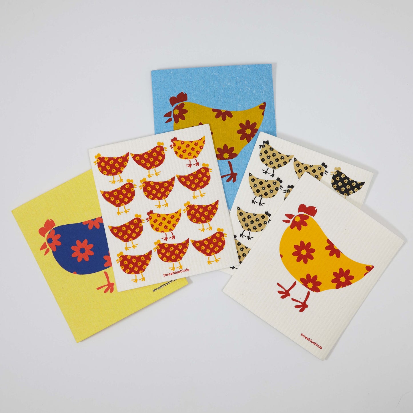 S/5 Cheerful Chickens Bundle