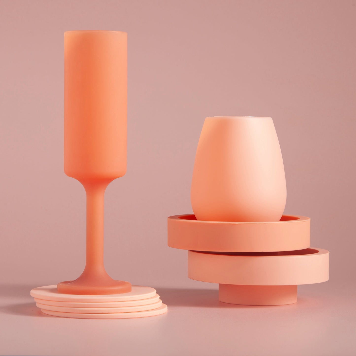 terra + peach | fegg | silicone unbreakable glasses