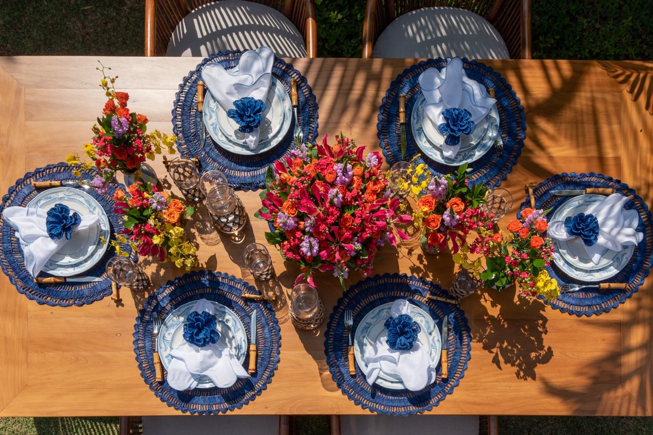 S/4 Buriti Flower Napkin Ring