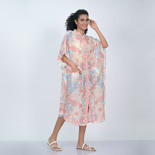 Floret Caftan - Red
