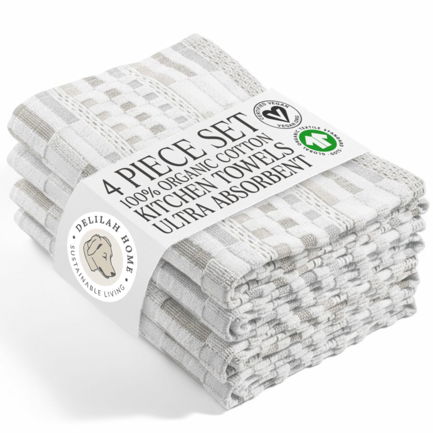 100% Organic Cotton Kitchen Towels