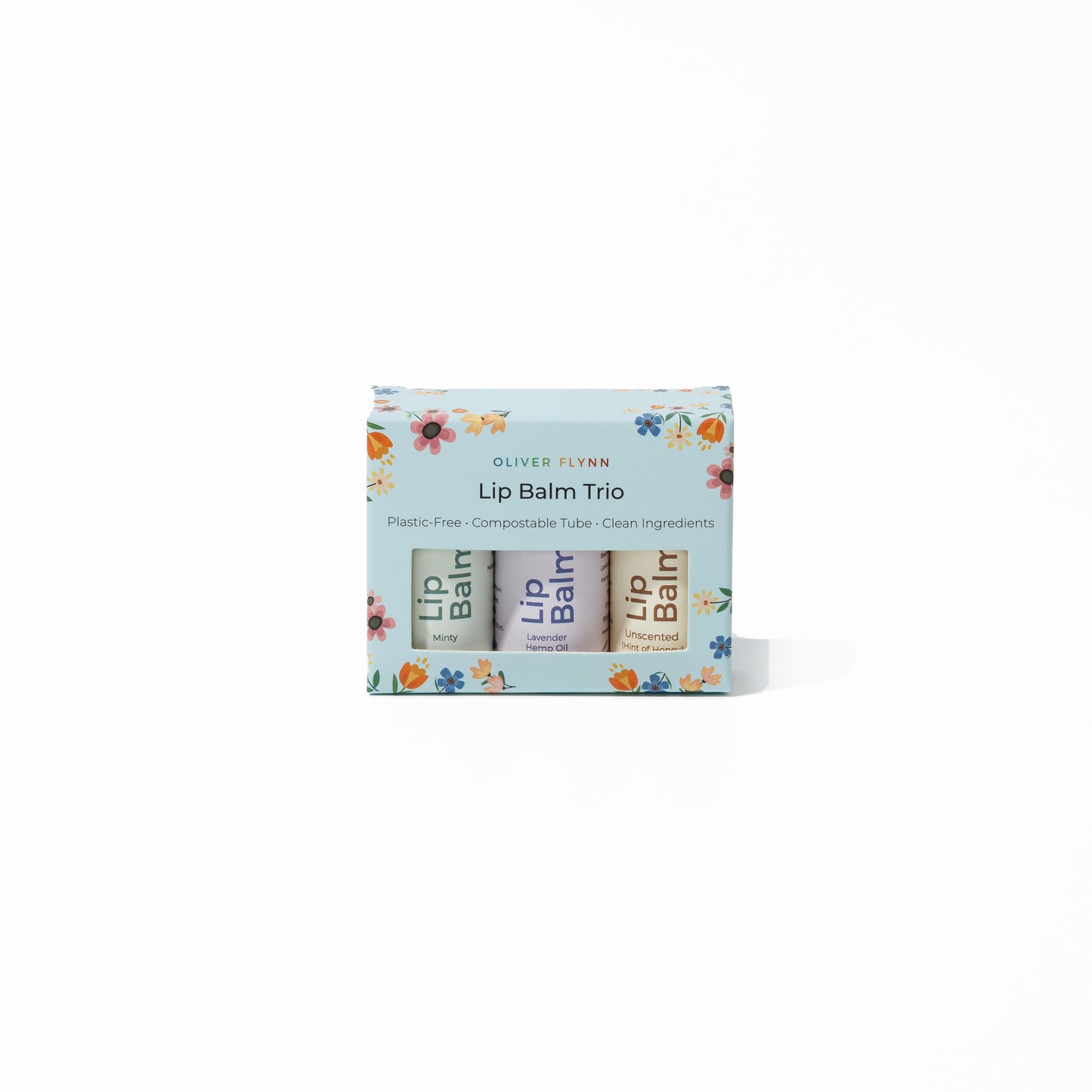 Natural Lip Balm Trio Gift Set
