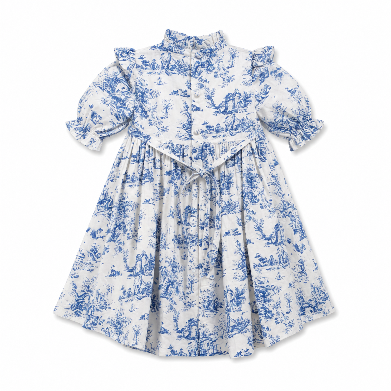 Aoki Dress-Blue Toile