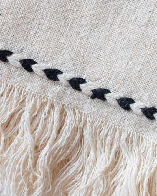 Black Braid Detail Napkin | Set of 2