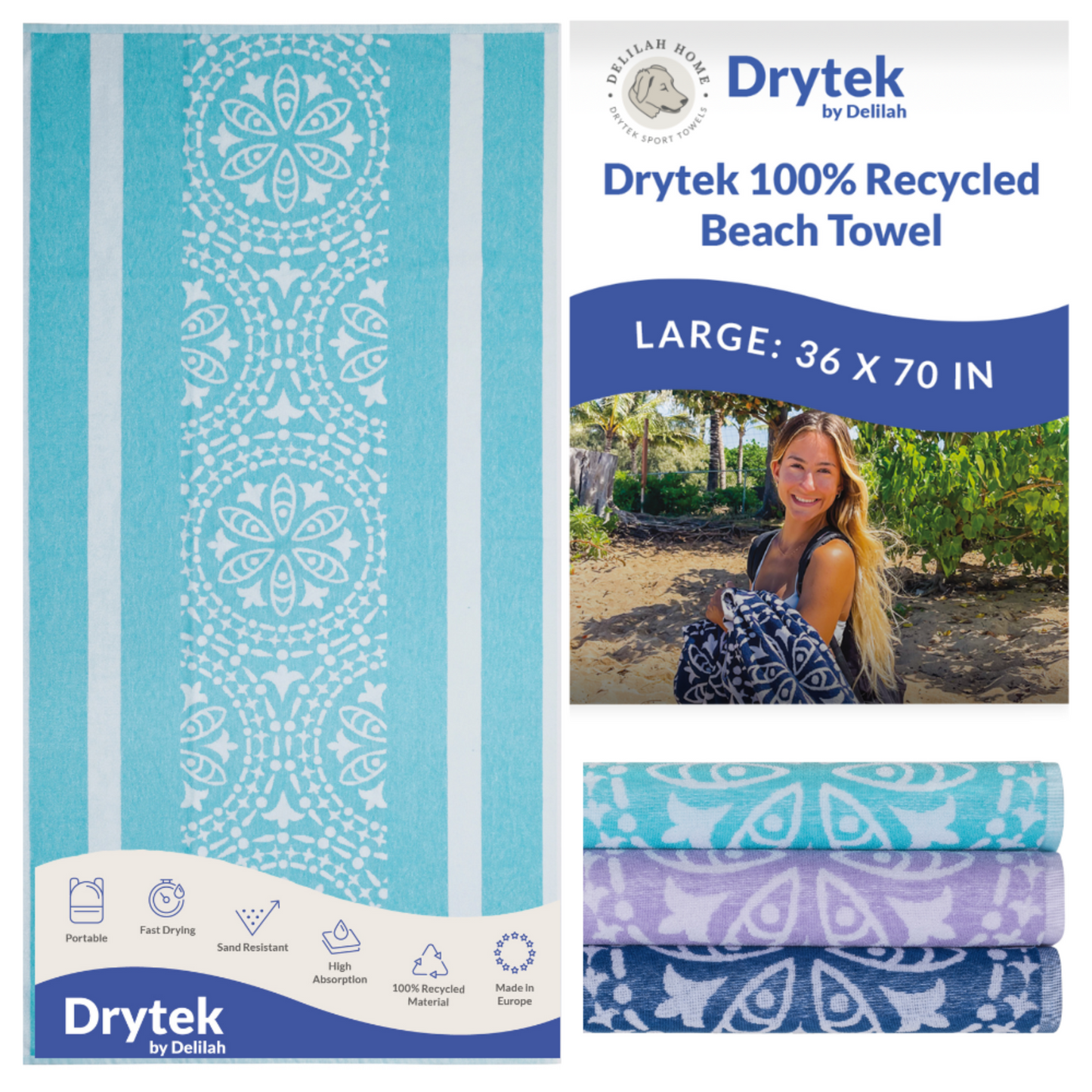 Drytek Quick Dry Towels