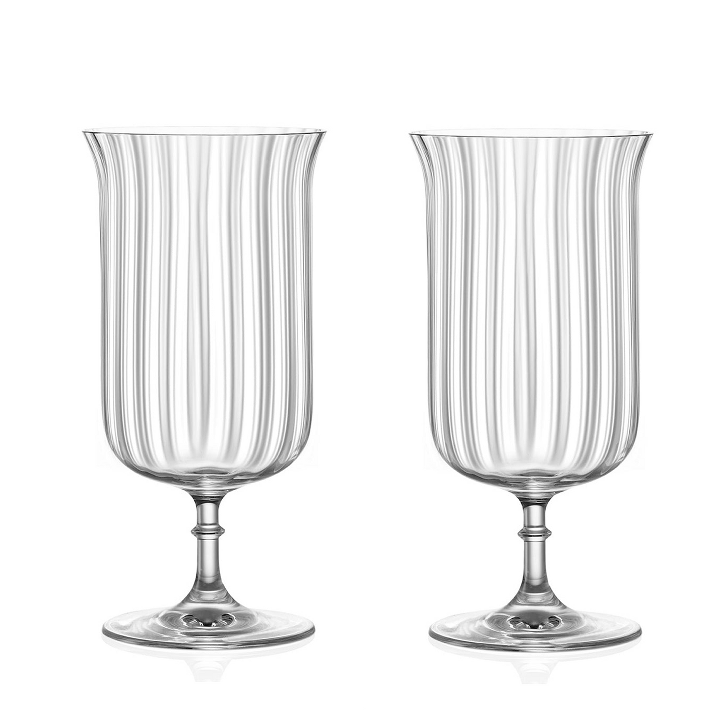 Rims Orient-Coupe Gin Sour/Long Island Ribbed Cocktail Glasses