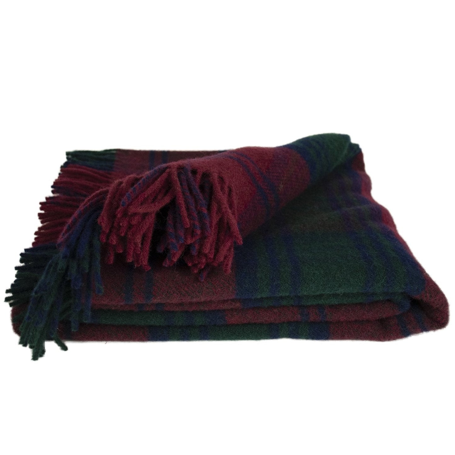 Highland Tweeds Pure New Wool  Fluffy Throw - Lindsay