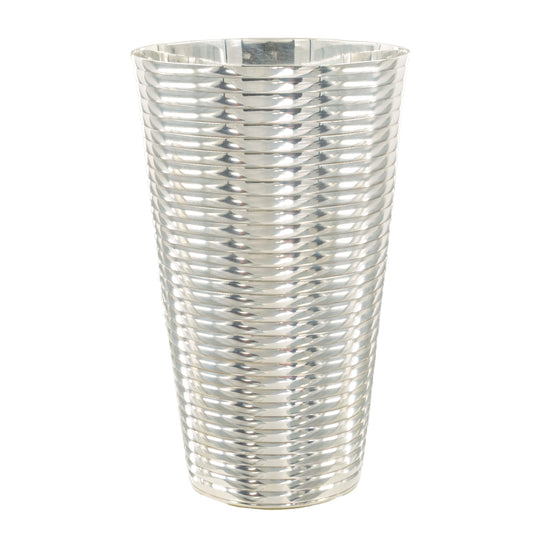 Fluted Silver Tumbler