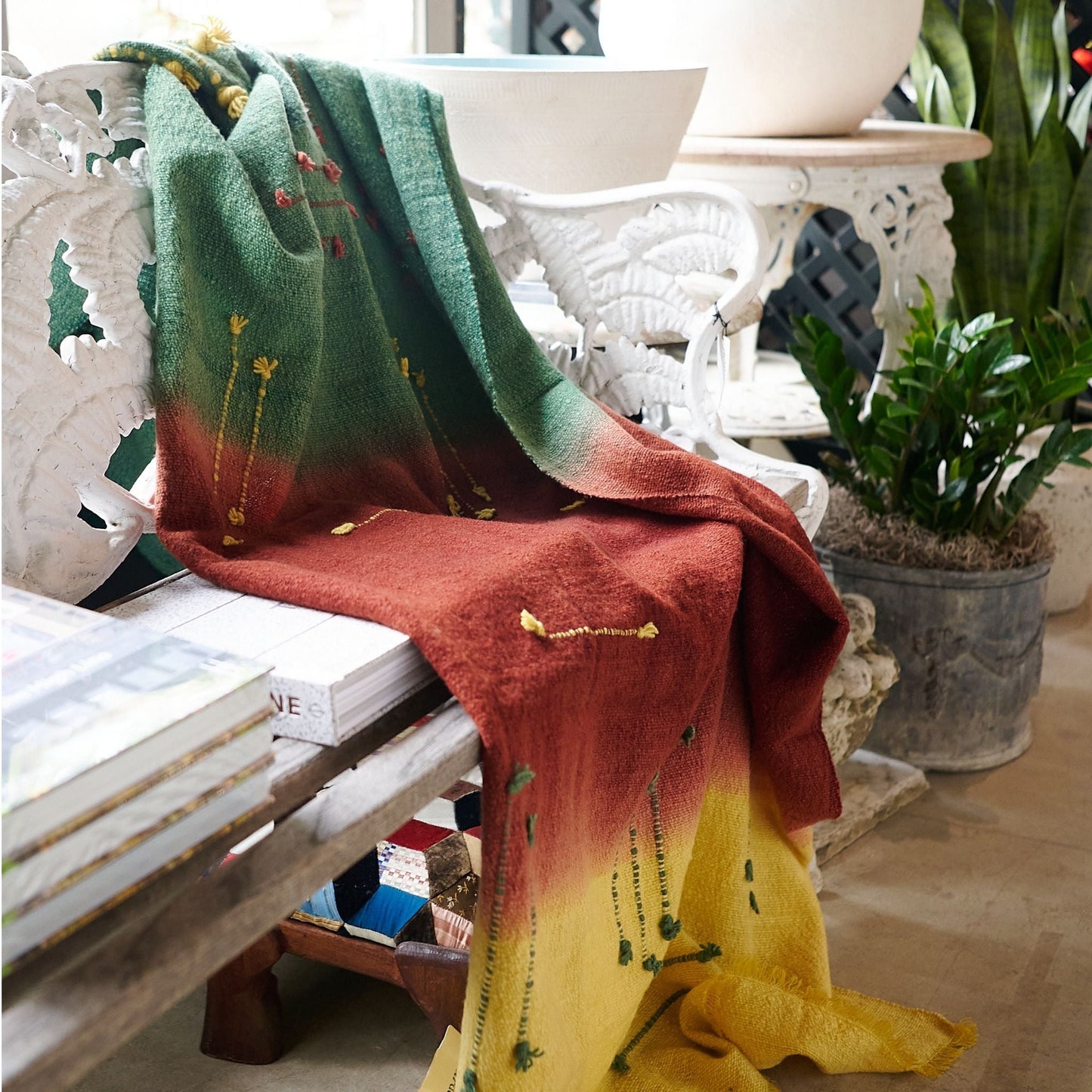 Textured Merino Throw