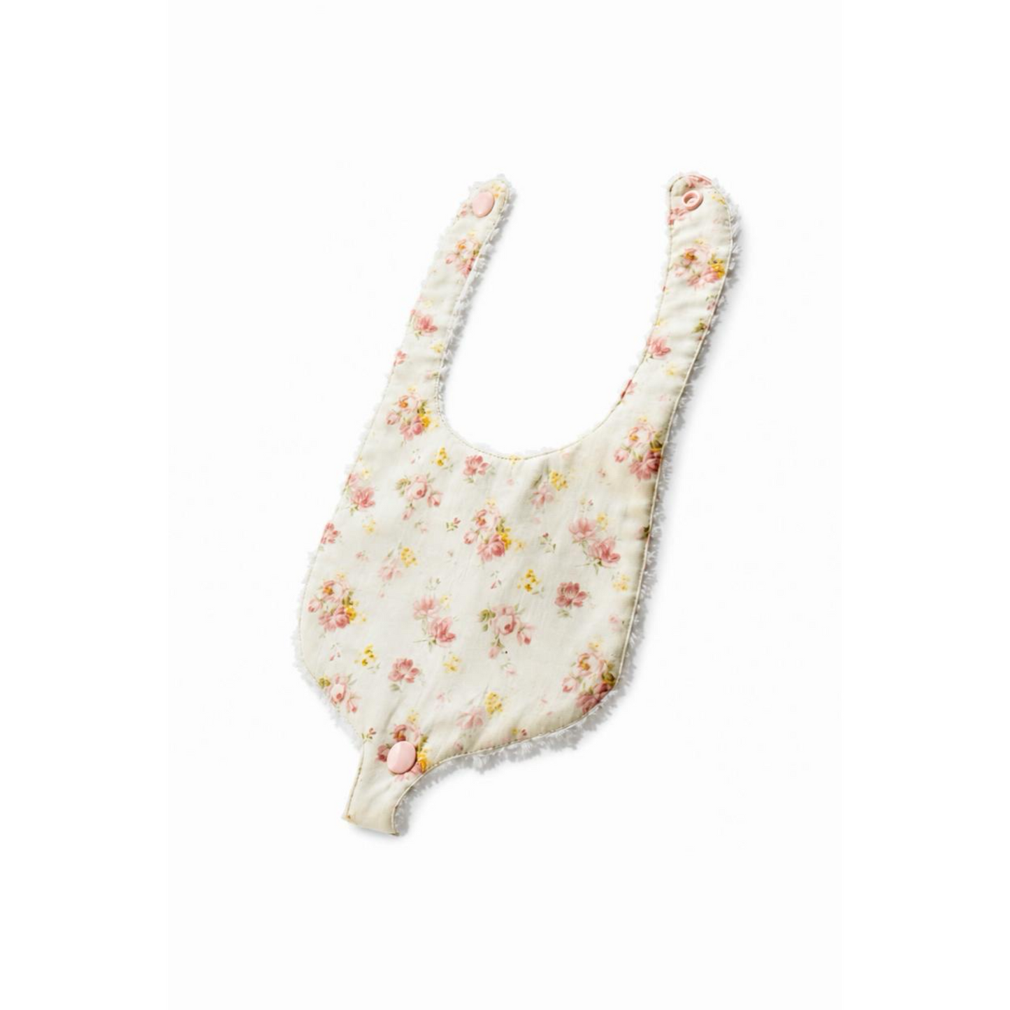 Sooth & Snap Pacifier Bib - Antique Rose