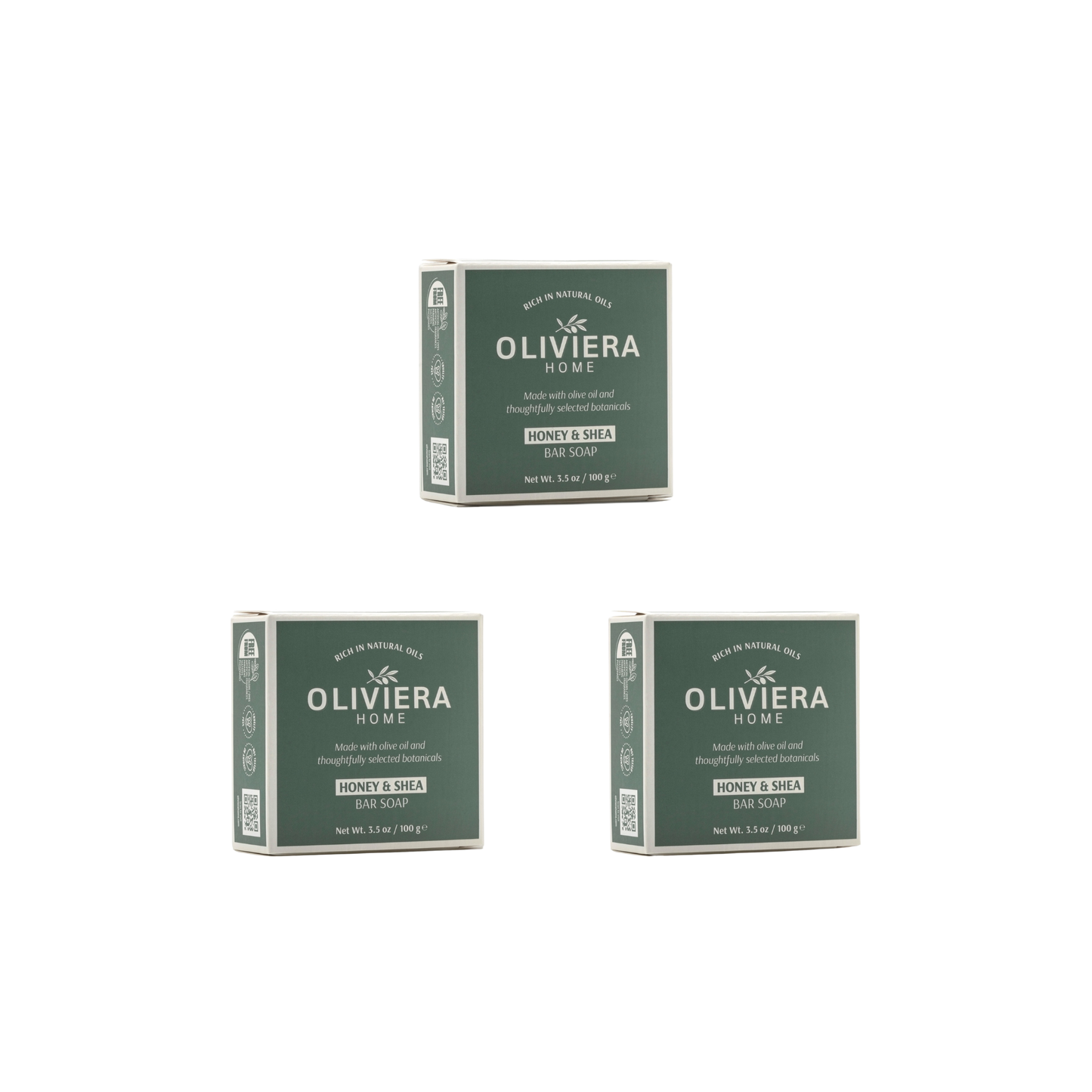 Honey & Shea Bar Soap Trio