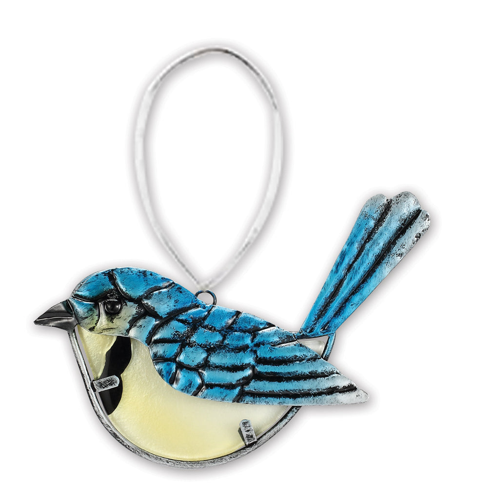 Whimsical Woodland Birds Ornaments - Set of 3