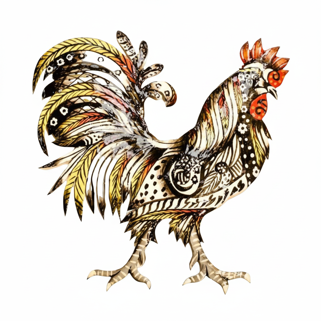 Vivid Rooster