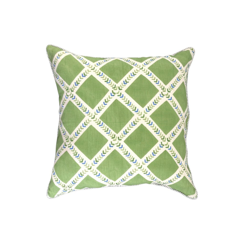 Mithya Linen Pillow Cover - Green