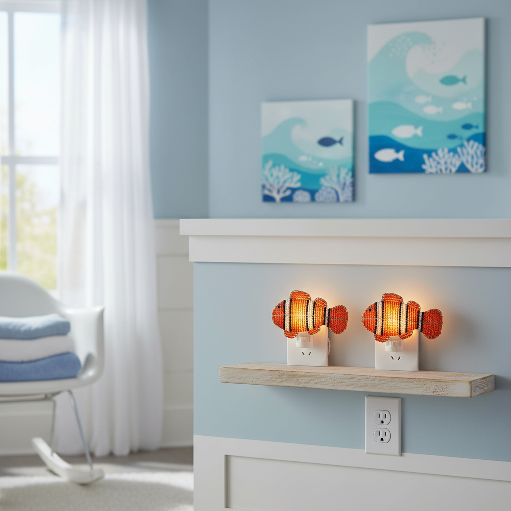 Night Light, Clown Fish (Set of 2)