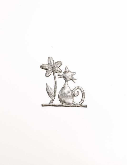 Cat & the Flower