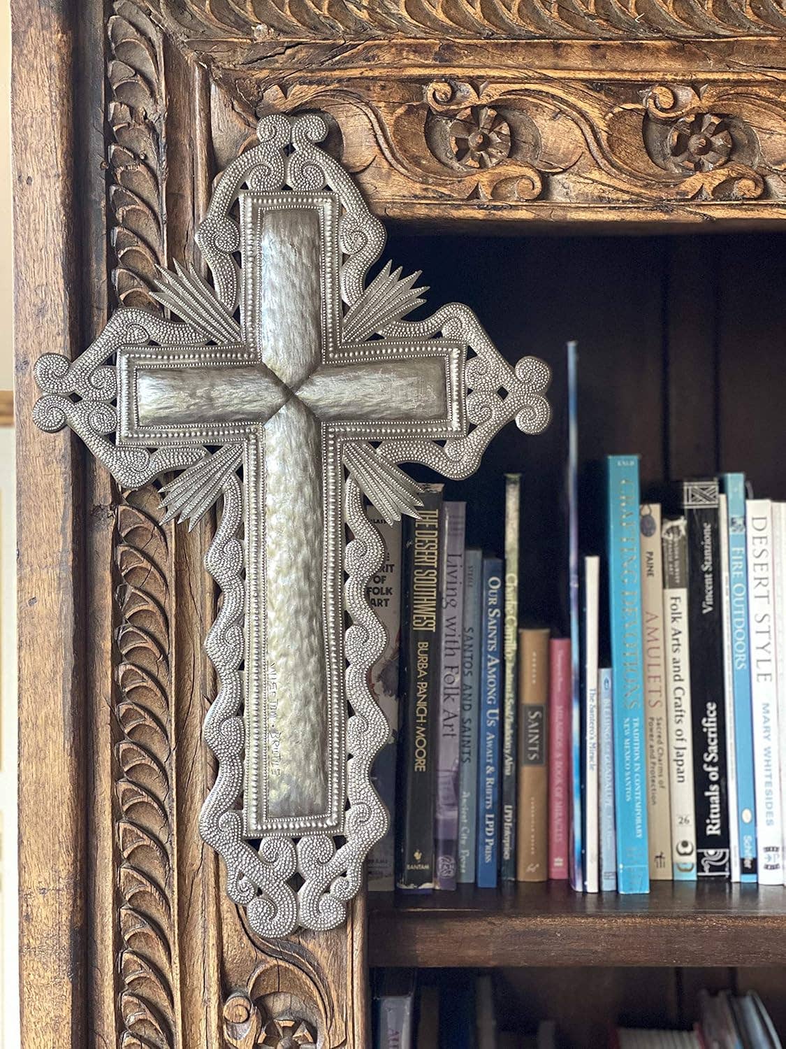 Wall Cross, Religious Collection Gifts, Handmade Upcycled