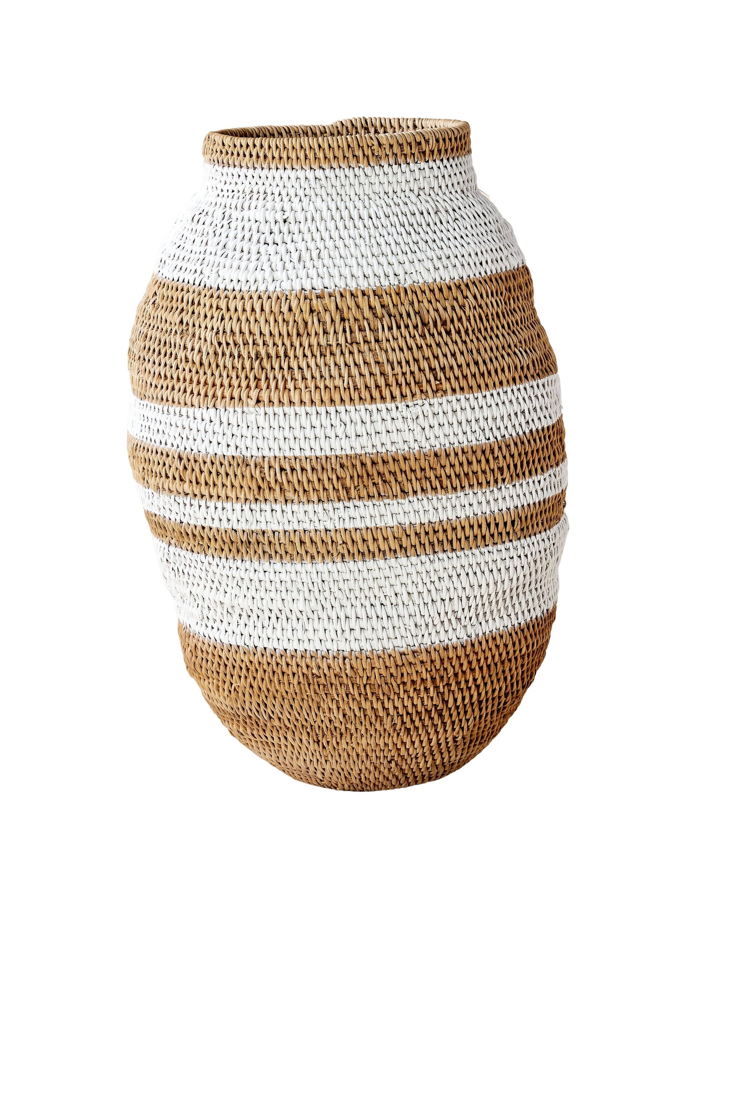 White Striped Buhera Basket