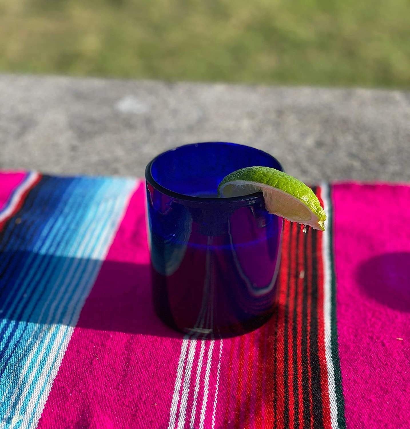 Pure Cobalt Tumbler Glasses - Set of 6