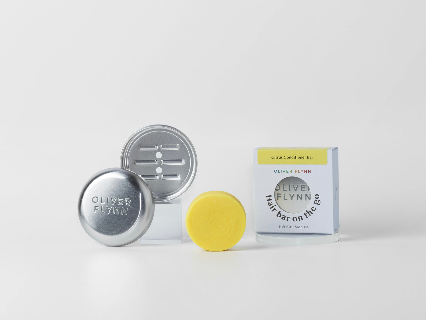 Honey Citrus Shampoo Bar and Conditioner Bar Travel Bundle