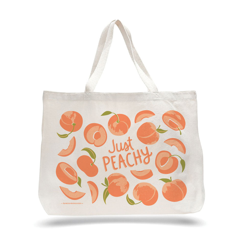 Peach Tote Bag