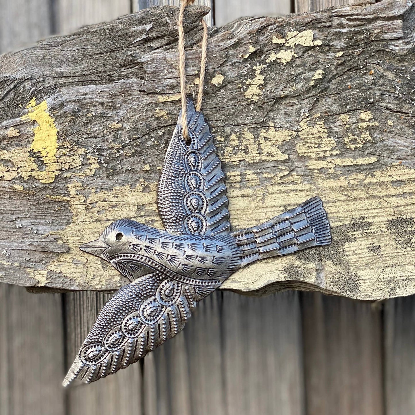 Set of 5 Metal Birds $5 ea. Flock Flying Left Recycled Art