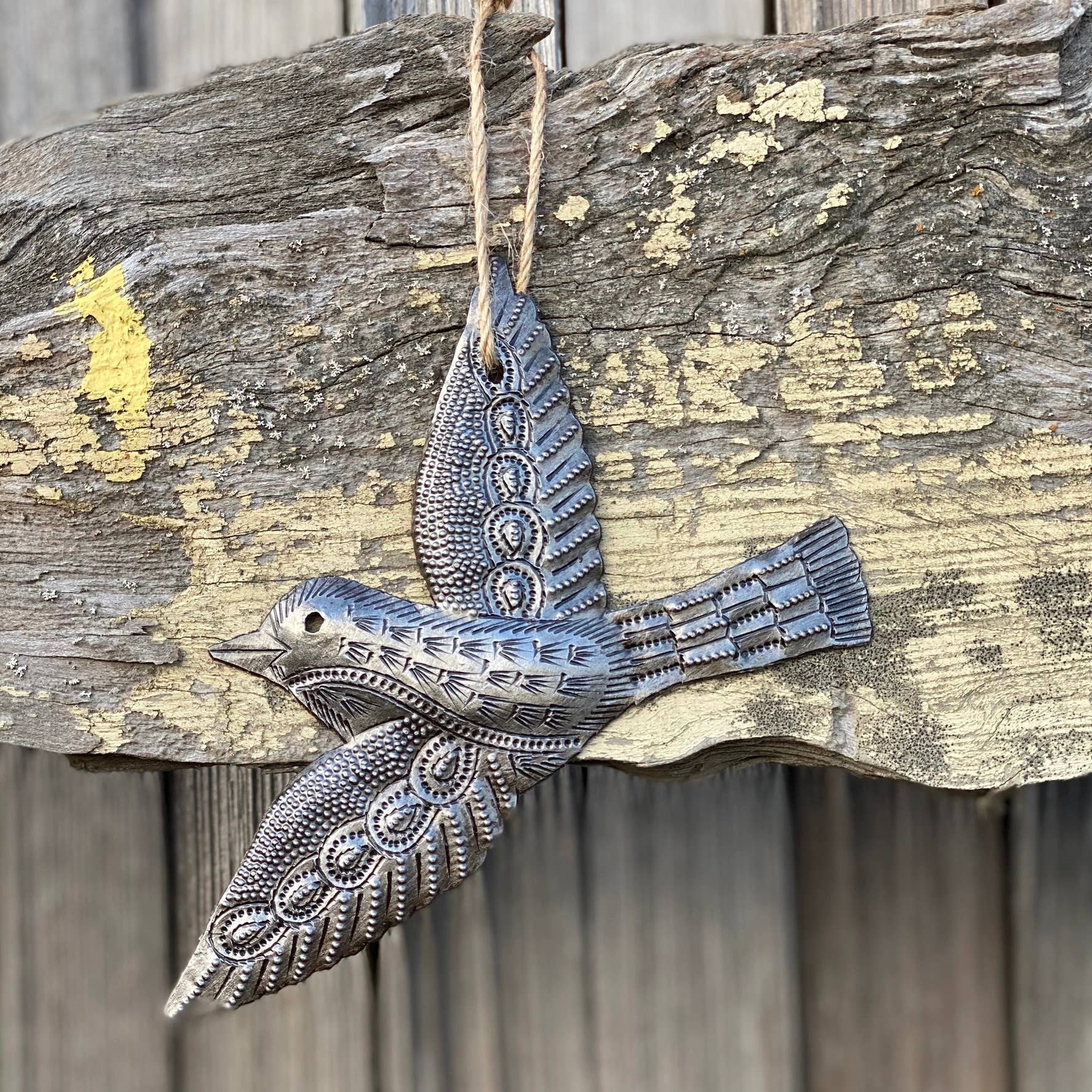 Set of 5 Metal Birds $5 ea. Flock Flying Left Recycled Art